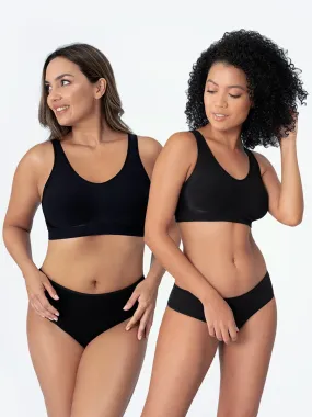 Offer: Truekind® 2-Pack Daily Comfort Wireless Shaper Bra - 58 percent OFF