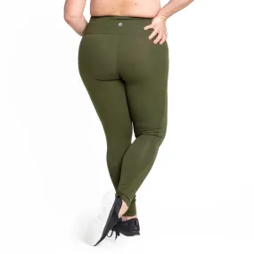 Olive Curve Basix Compression Legging
