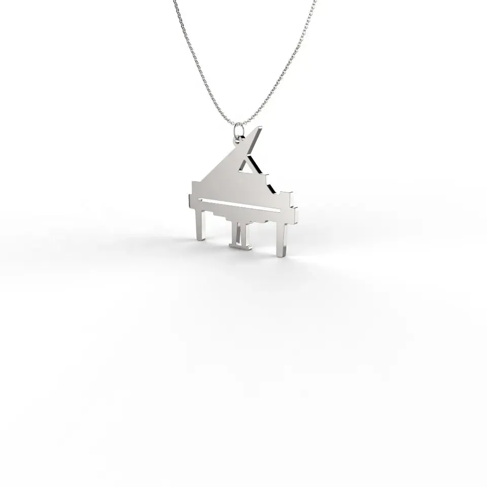 Piano Stainless Steel Necklace [FINAL SALE]