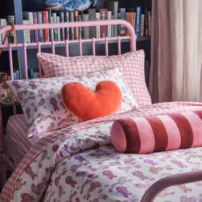 Pink Poodle Organic Cotton Quilt Cover