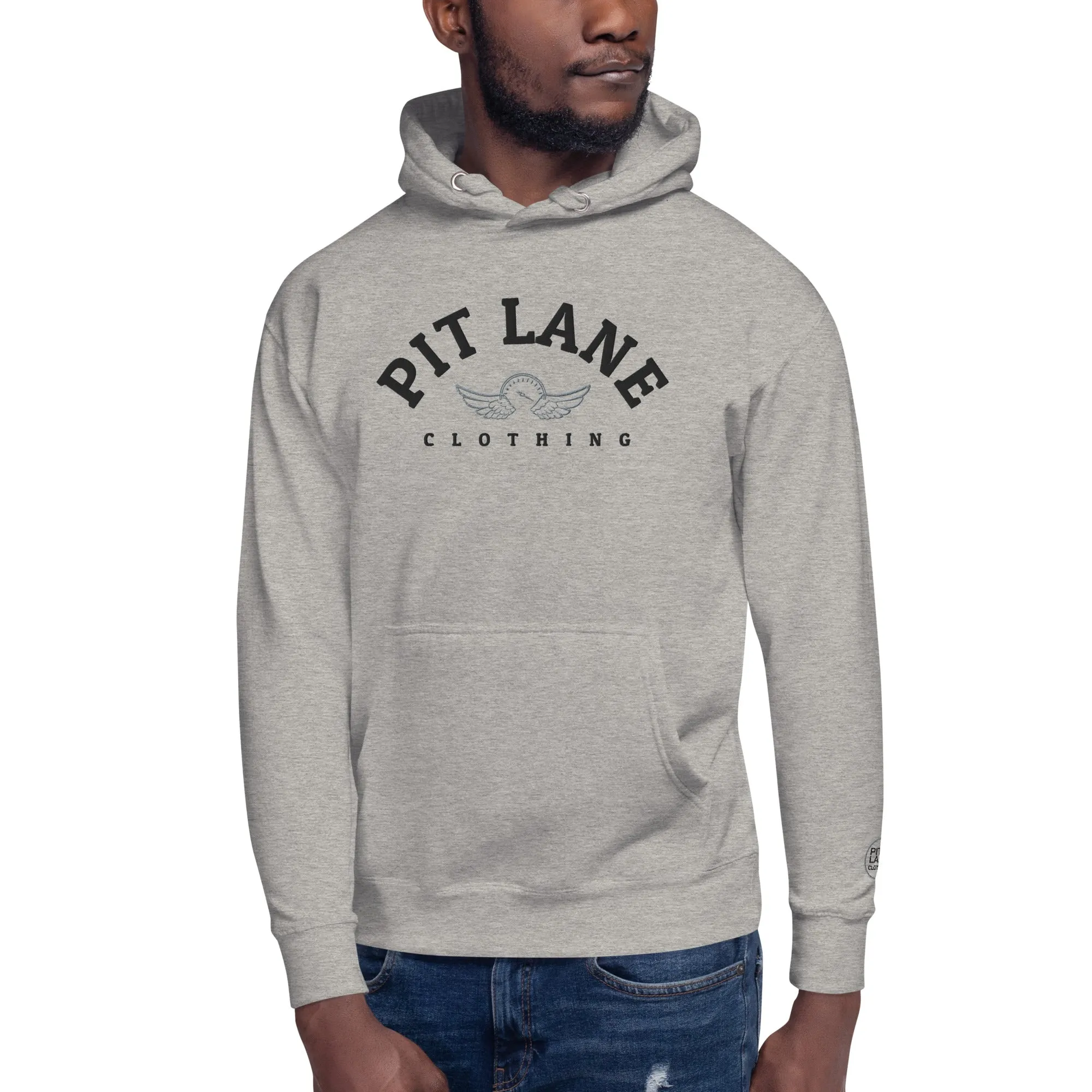 PIT LANE CLOTHING Embroidered Heavyweight Hoodie