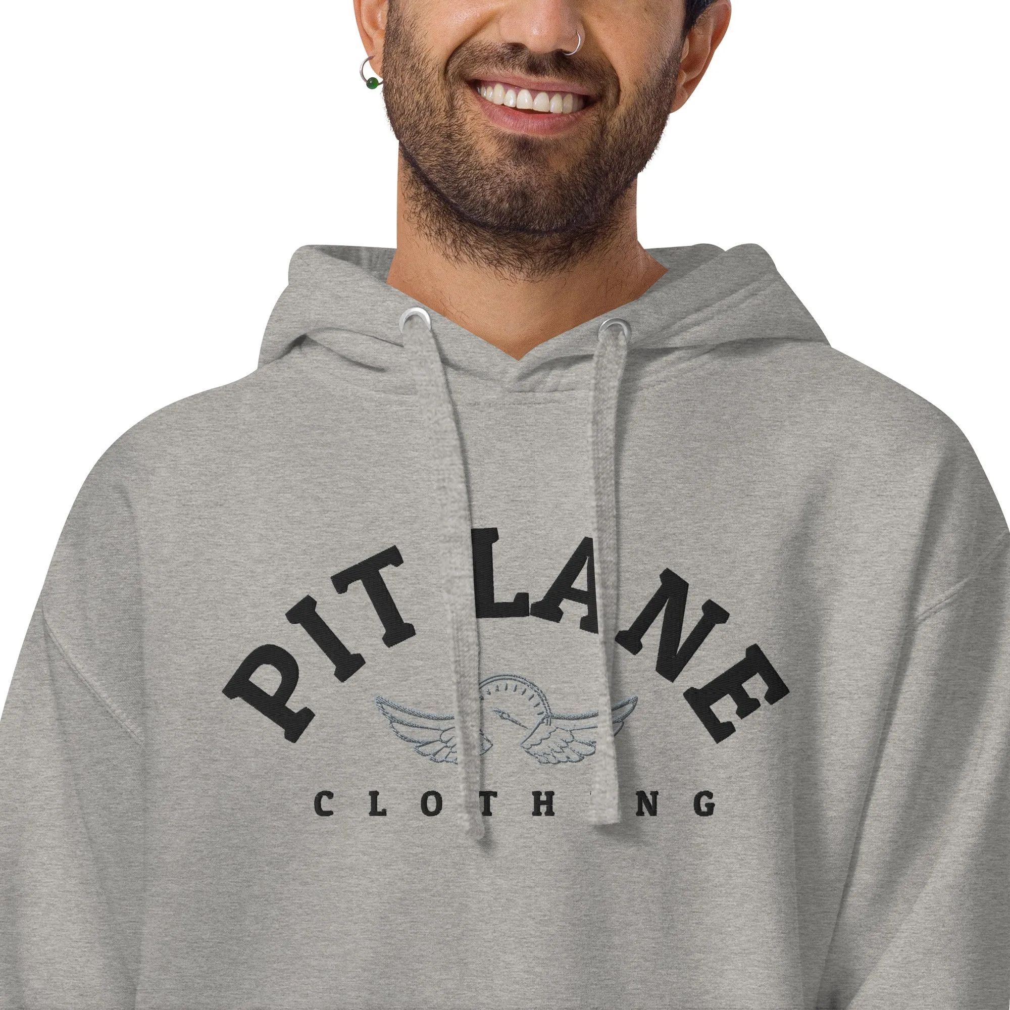 PIT LANE CLOTHING Embroidered Heavyweight Hoodie