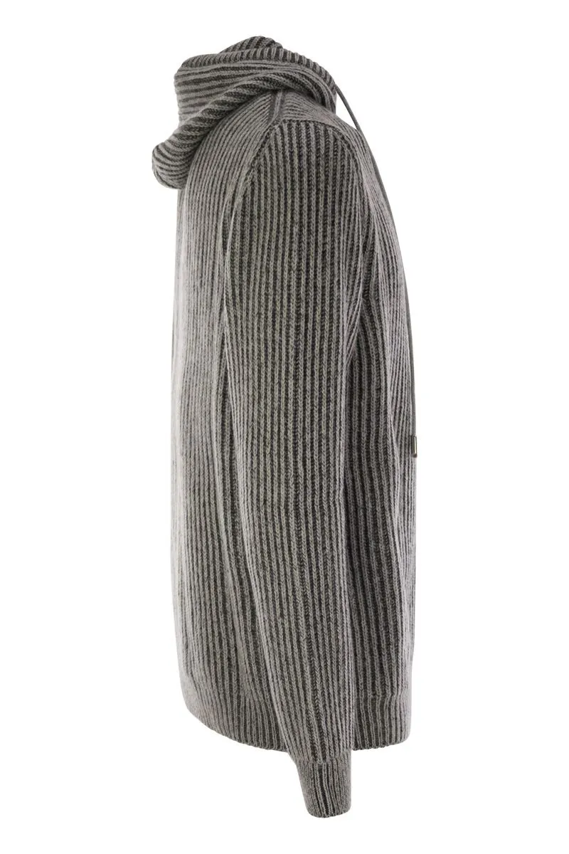 PLUSH CUT CASHMERE JACKET