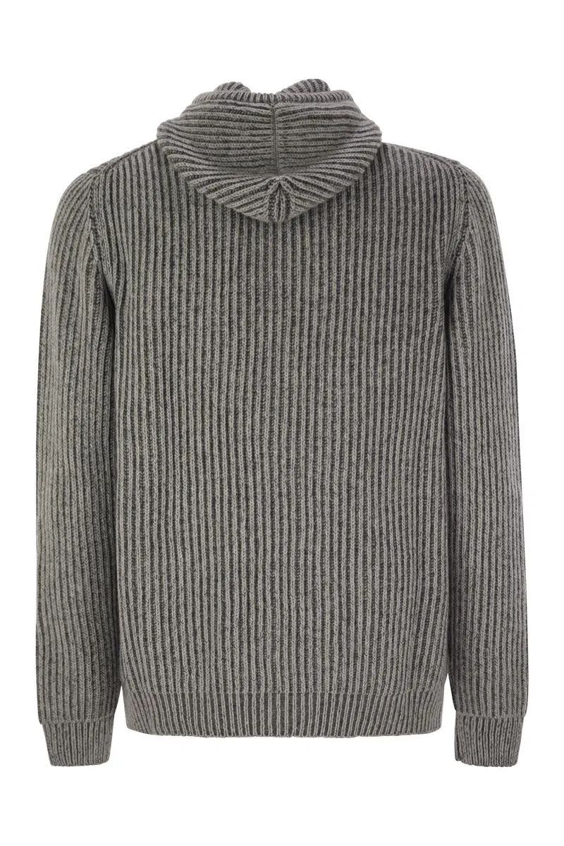 PLUSH CUT CASHMERE JACKET