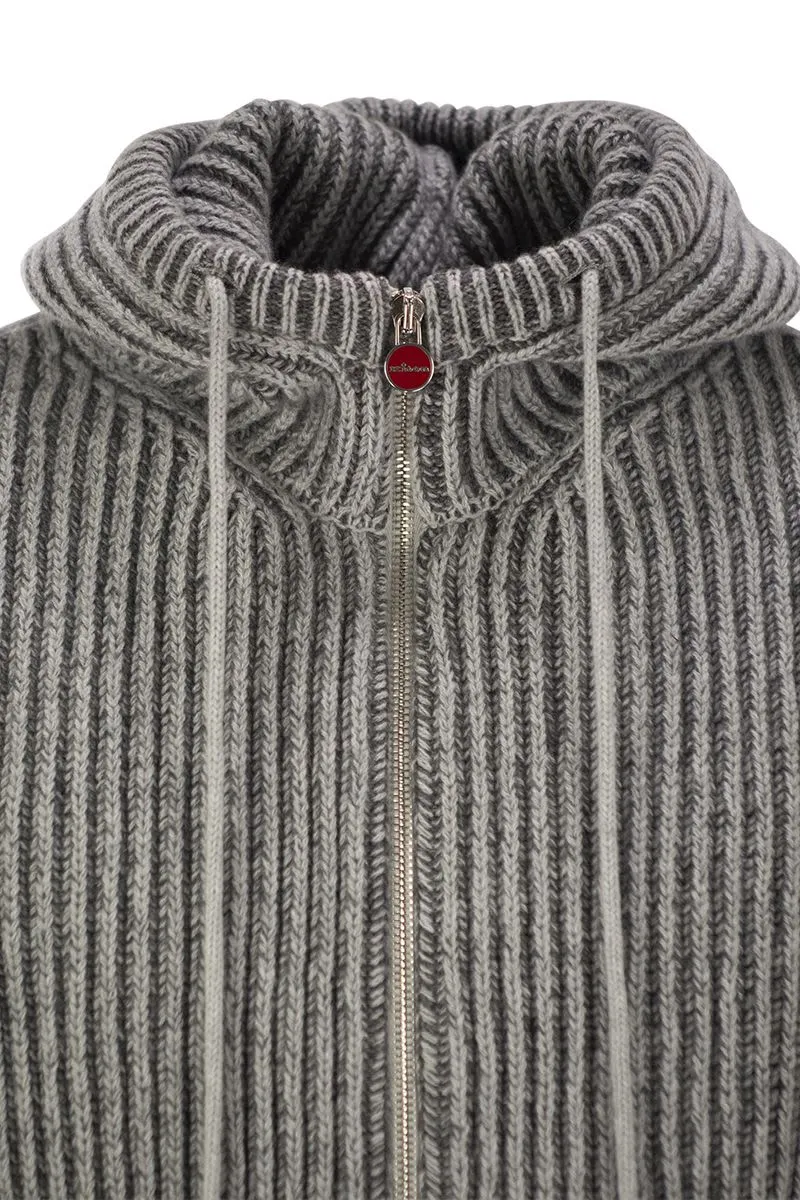 PLUSH CUT CASHMERE JACKET
