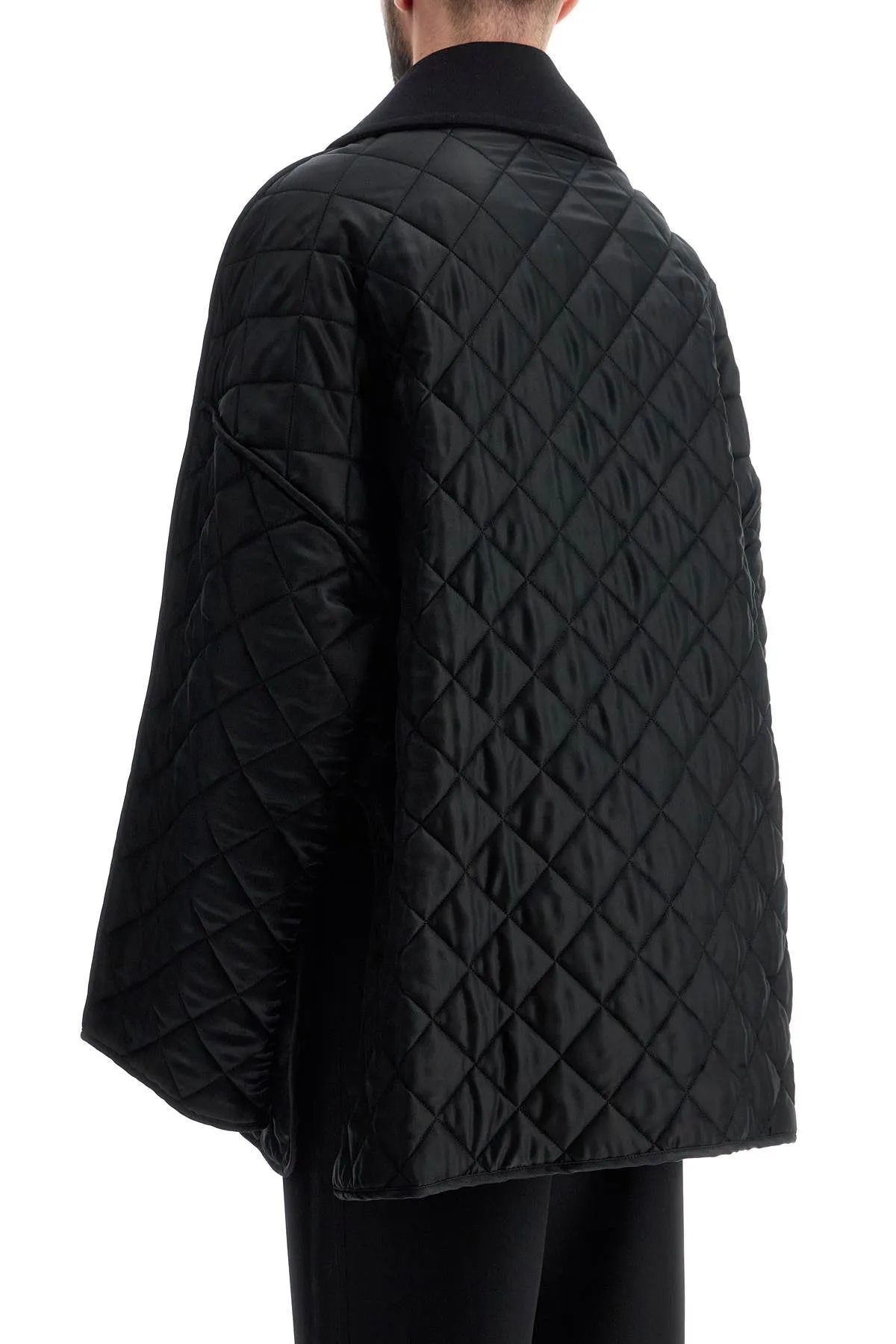 QUILTED MAXI JACKET WITH DETACHABLE