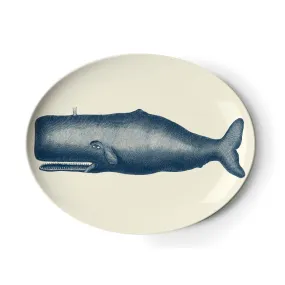 Scrimshaw Oval Whale Tray