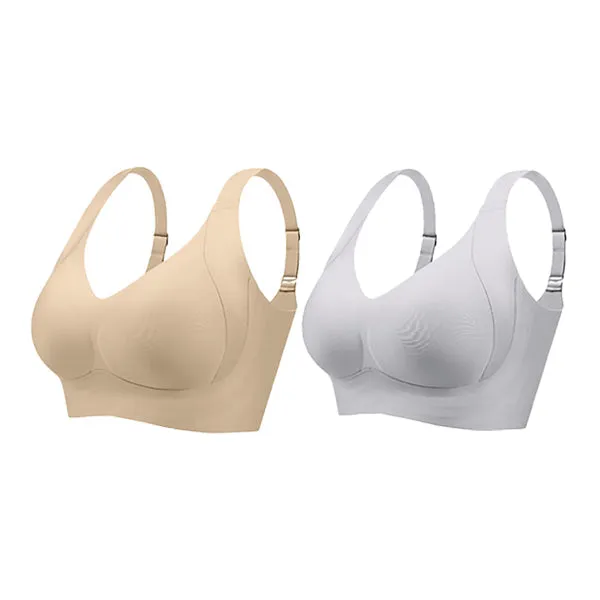 Shecurve®Enhanced w Support Adjustment Comfort Bra-Skin Grey