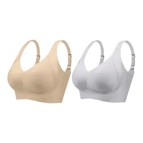 Shecurve®Enhanced w Support Adjustment Comfort Bra-Skin Grey