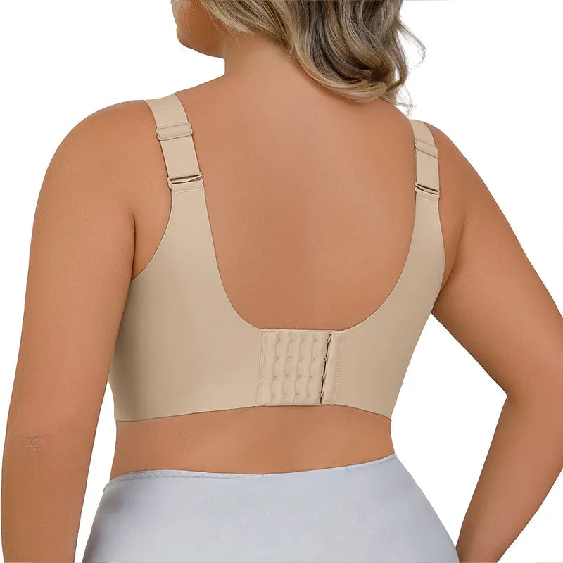 Shecurve®Enhanced w Support Adjustment Comfort Bra-Skin Grey