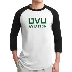 Sport-Tek Colorblock Raglan Jersey- UVU Aviation