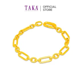 TAKA Jewellery 916 Gold Bracelet Links