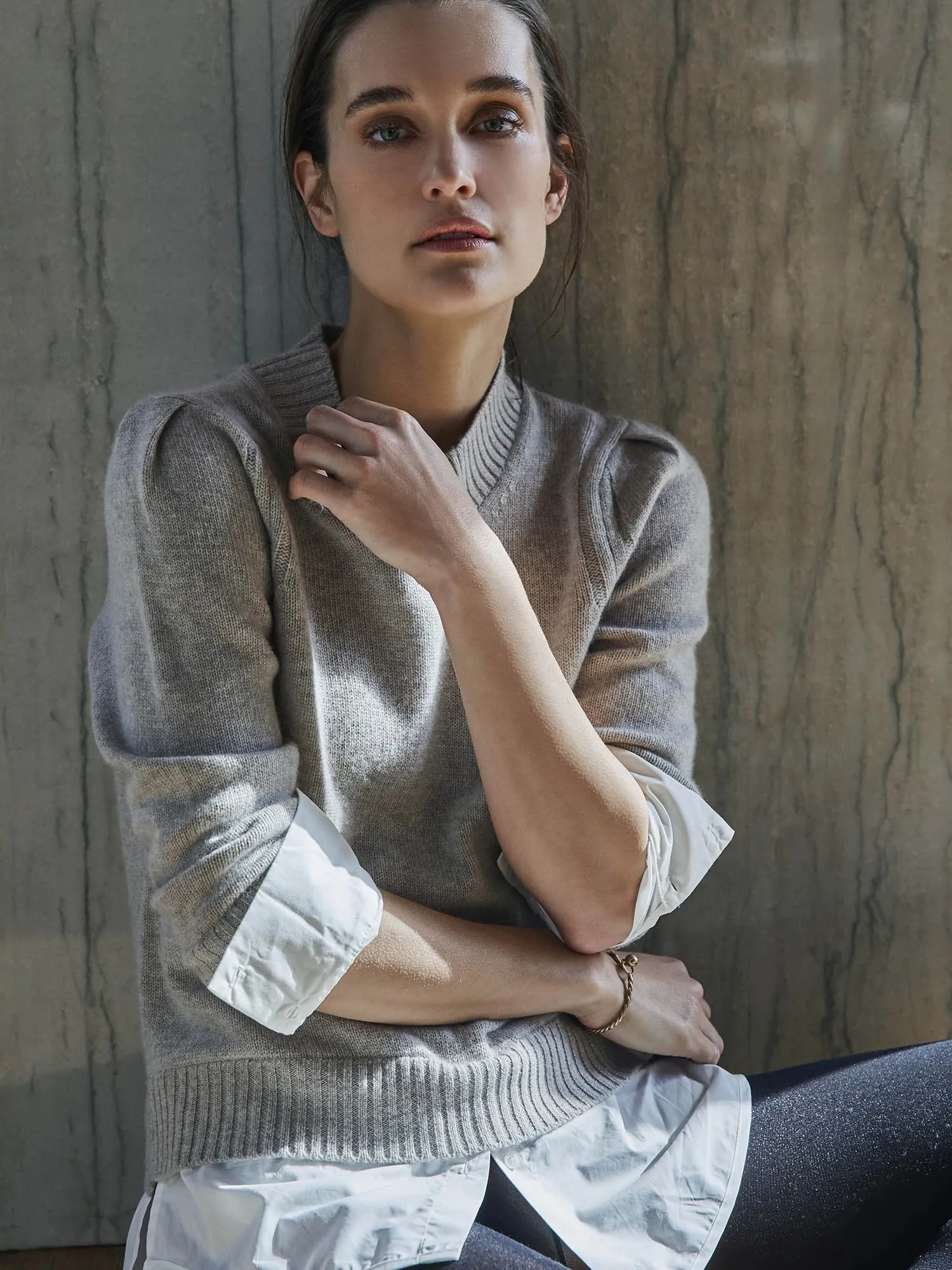 The Eton Layered Crew Looker