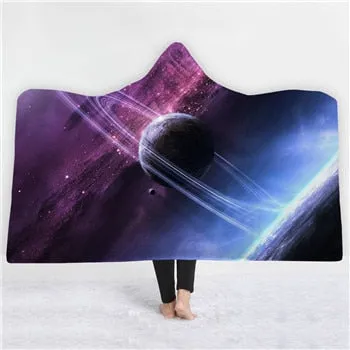 Universe Hooded Blanket
