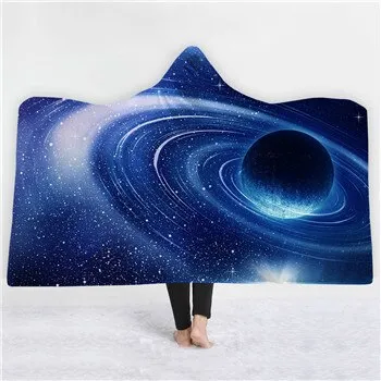 Universe Hooded Blanket