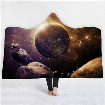 Universe Hooded Blanket