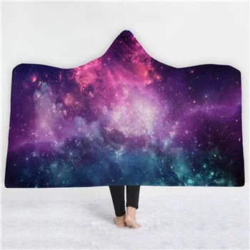 Universe Hooded Blanket