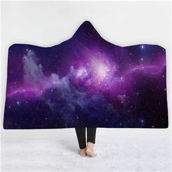 Universe Hooded Blanket