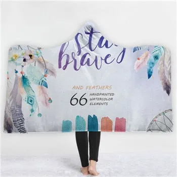 Universe Hooded Blanket
