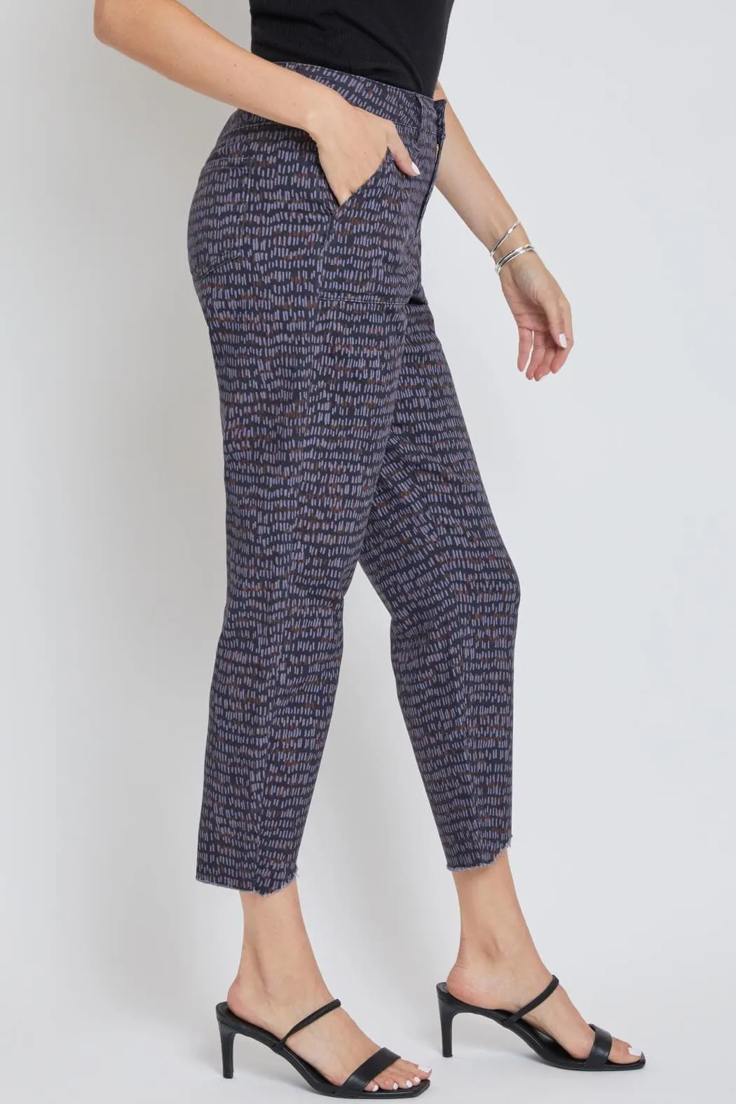 Women's Pork Chop Pocket Pants With Dog Bite Hem