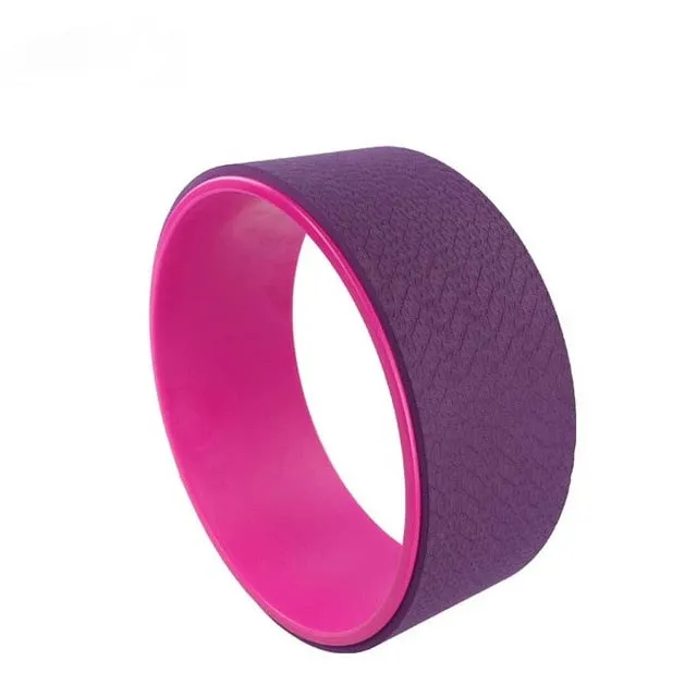 Yoga Pilates Circle TPE Yoga Fitness Roller Wheel Back Training Tool Slimming Magic Waist Shape Pilates Ring